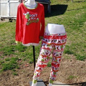Dr. Seuss Grinch P.J.'s sz lrg. (12-14)
